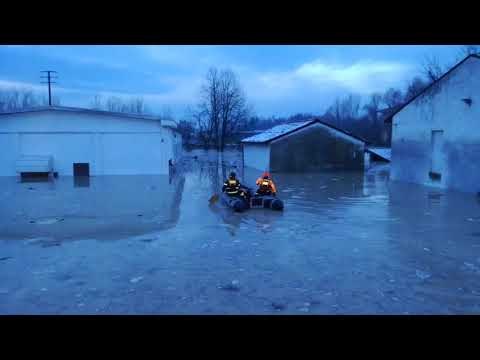 Emergency Services Evacuate Italian Town Following Severe Flooding