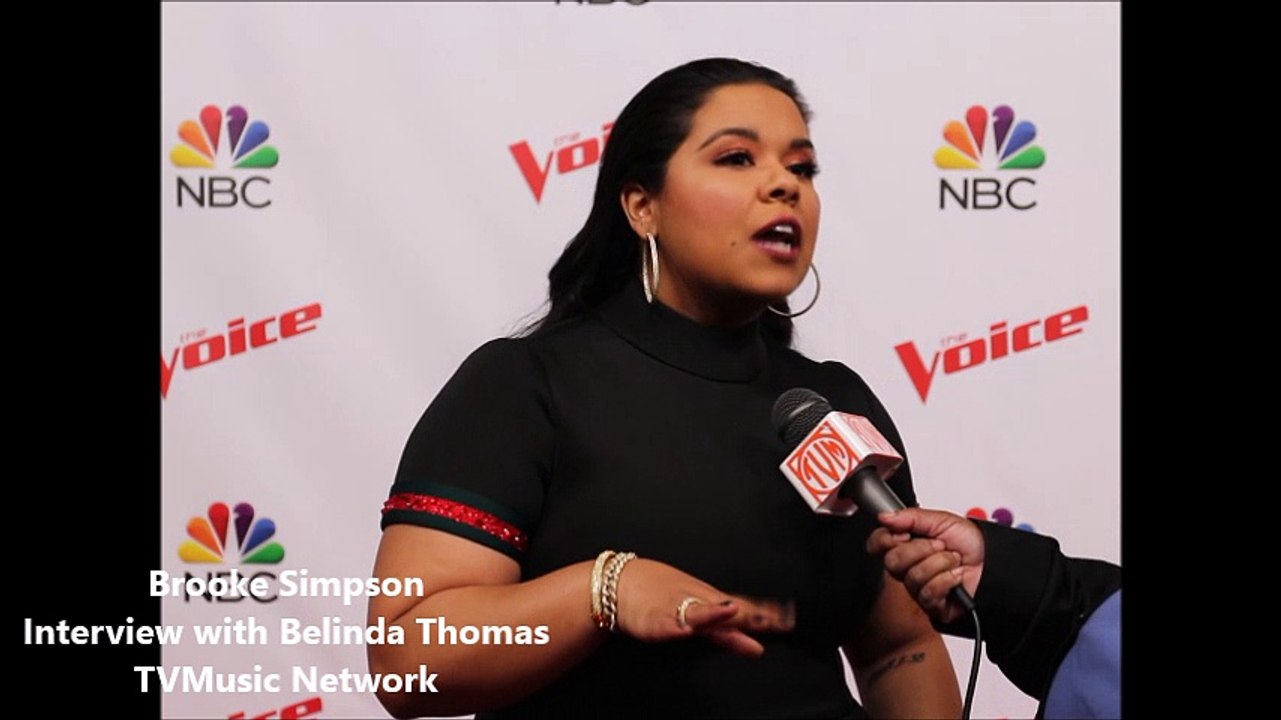 The Voice 13  - Top 8 Interviews Brooke Simpson of Team Miley
