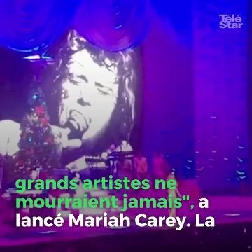 Mariah Carey reprend le Que je t'aime de Johnny Hallyday sur scène à Bercy