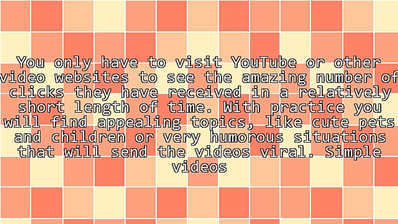 How to Make Simple Videos For Much Needed Traffic