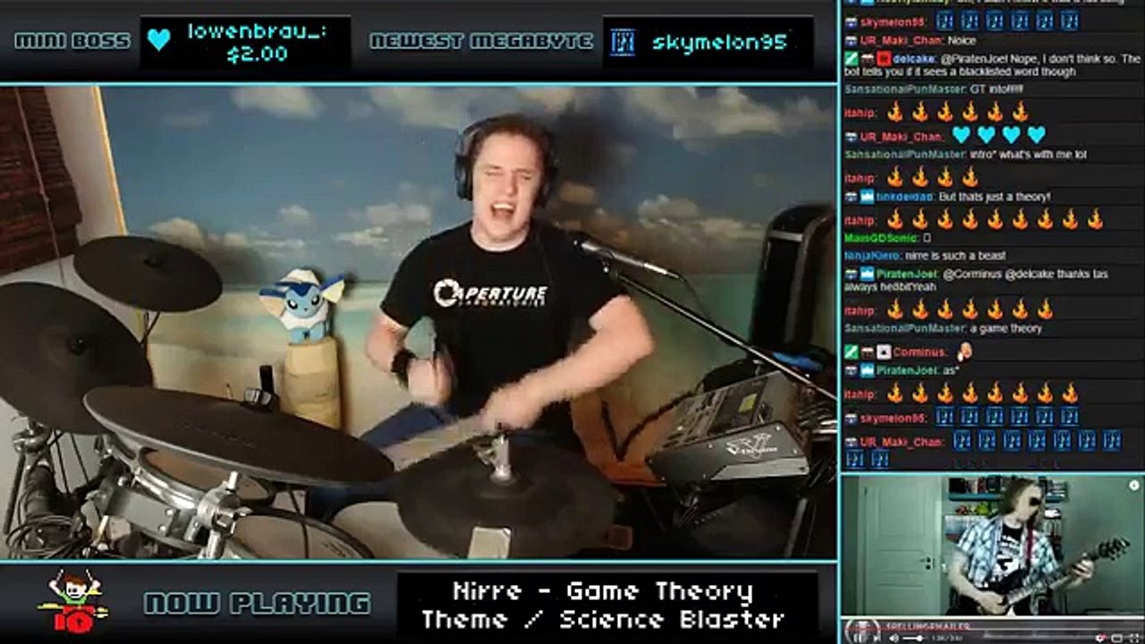 Nirre - Game Theory Theme (Drum Cover) -- The8BitDrummer