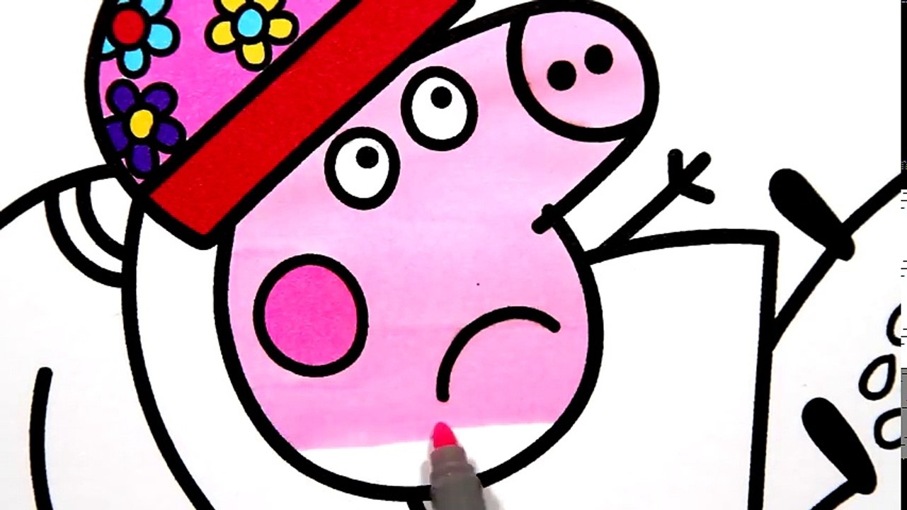 Свинка Пеппа и Тыква Папы Свина | Видео - Раскраска Peppa Pig Coloring Book