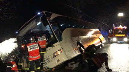 Accident de bus près de Domfront