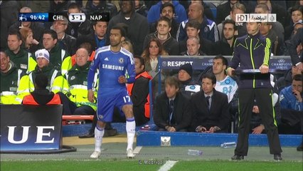الاشواط الاضافية مباراة تشيلسي و نابولي 4-1 دور 16 دوري الابطال 2012
