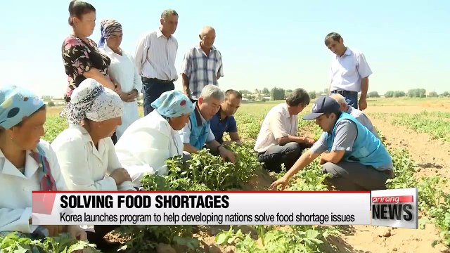Korean agricultural technologies help prevent food shortages in developing nations