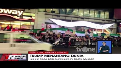 Demo Kecam Trump Terus Berlanjut