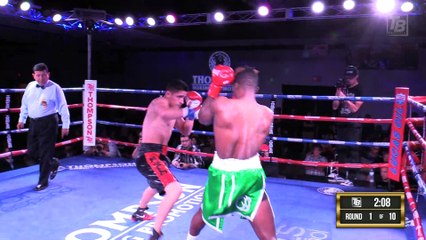 Giovanni Santillan vs Dodzi Kemeh (17-11-2017) Full Fight