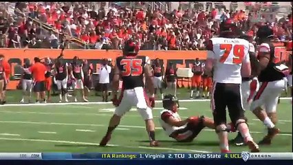 Oregon State Football Spring Game Highlights