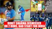India vs SL 1st ODI : Rohit Sharma caught behind for 2 runs, host lose 2nd wicket | Oneindia News