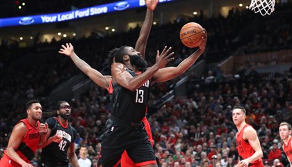NBA : Neuf à la suite pour Houston et un Harden en feu