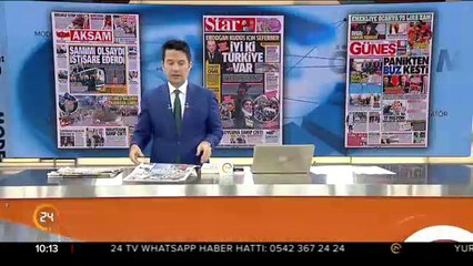 Sabah Gazetesi'nin bugünkü manşeti
