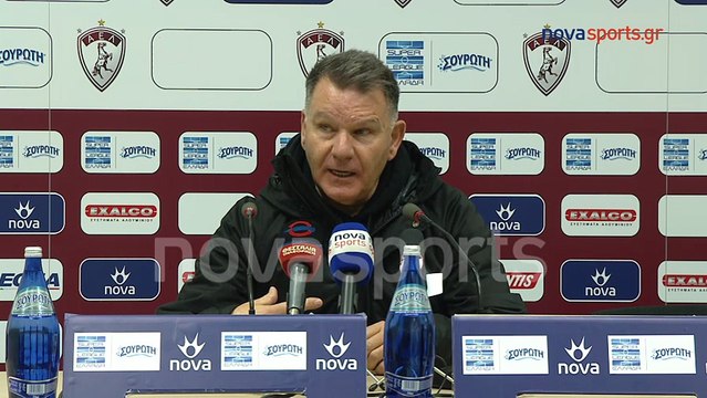 14η ΑΕΛ-Ξάνθη 1-0 2017-18 Αλέξης Κούγιας δηλώσεις (Novasports)