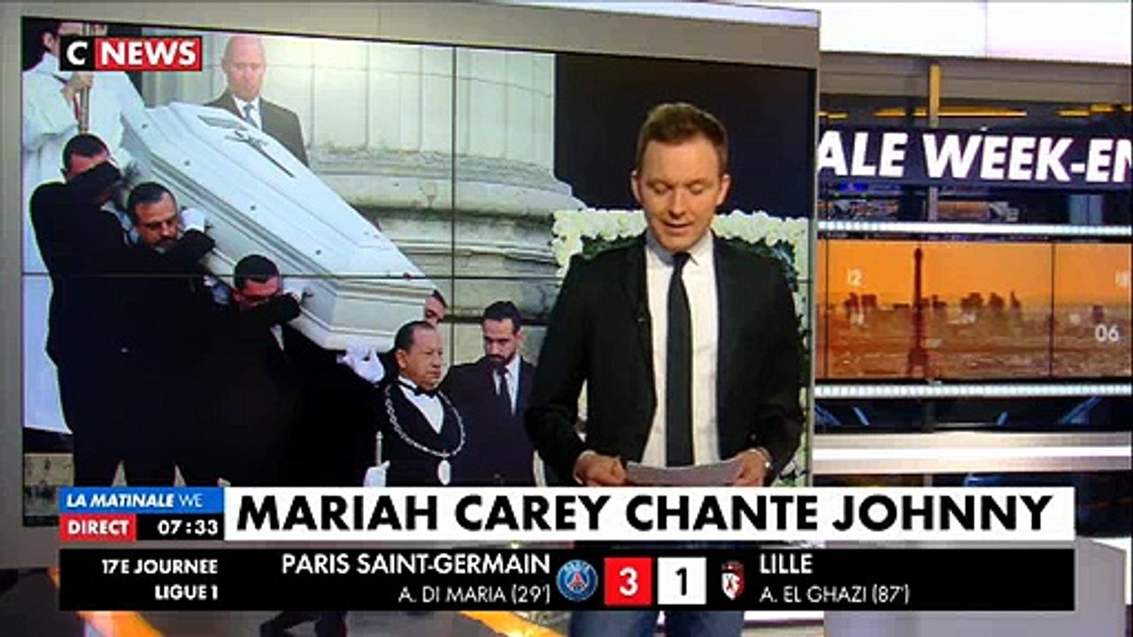 En concert hier à Paris, Mariah Carey a chanté "Que je t'aime" en hommage à Johnny Hallyday - Regardez