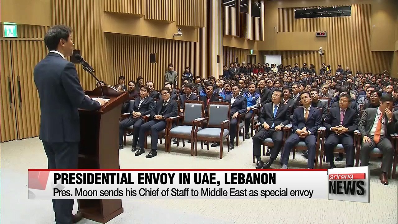 South Korean President Moon Jae-in sends special envoy to UAE, Lebanon