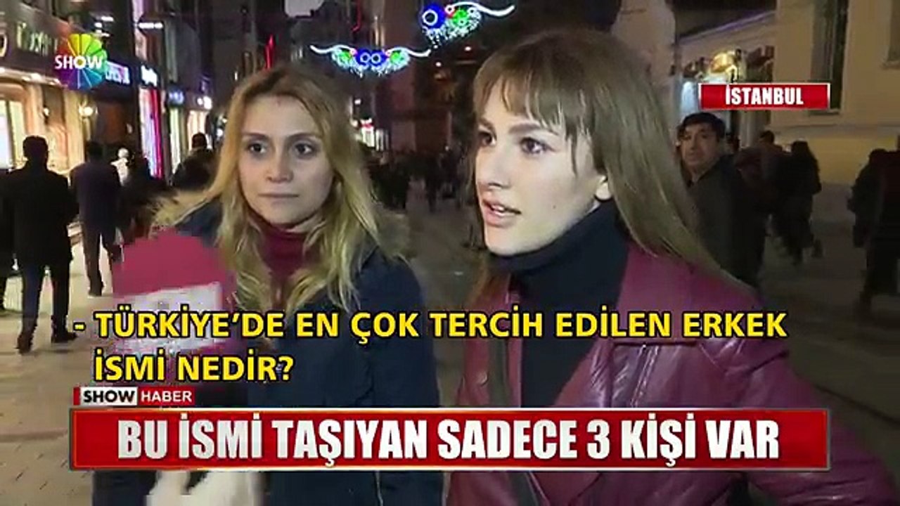 Bu ismi taşıyan sadece 3 kişi var