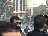 ABD Büyükelçiliği Önünde Kudüs Protestosu! Göstericilerle Polis Arasında Çatışma Çıktı