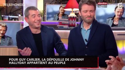 Johnny Hallyday mort : Pour Guy Carlier, "sa dépouille appartient au peuple" (vidéo)