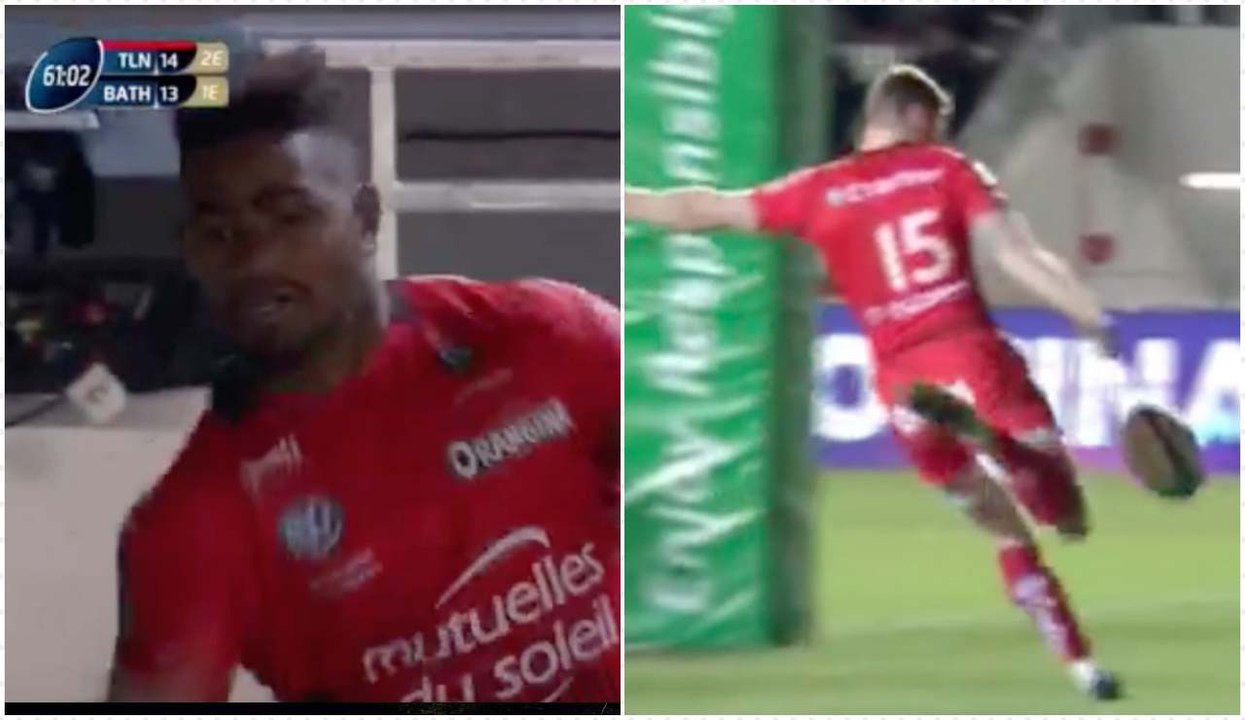 La grosse gourde de Tuisova et Ashton offrant un essai casquette à Bath