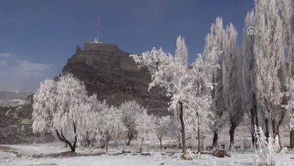 Kırağı Kartpostallık Görüntü Oluşturdu
