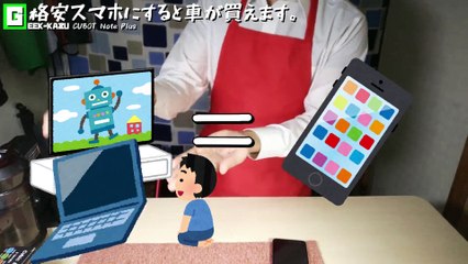 まだiPhone使ってるの？格安スマホにすると、4年間で108万円もお安くなります。