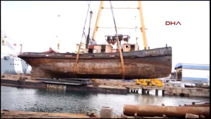 106 Yıllık Kartal İstimbotu'nda Restorasyon Başladı