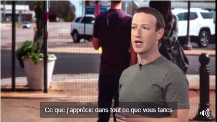 Mark zuckerberg en direct de New York : Facebook Social Good Forum.