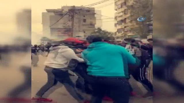 Lübnan'da ABD Büyükelçiliği Önünde Kudüs Protestosu