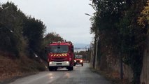 Incendie à la société DistriThau - MARSEILLAN 10 dec 2017