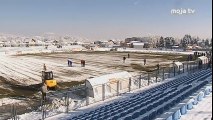 NK Vitez - FK Sarajevo / Navijači Sarajeva opomenuti zbog grudvi