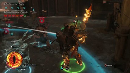 SHADOW OF WAR NO DEATHS FIRST TIME PLAYTHROUGH 194 POST-END SIEGE DEFENDING!