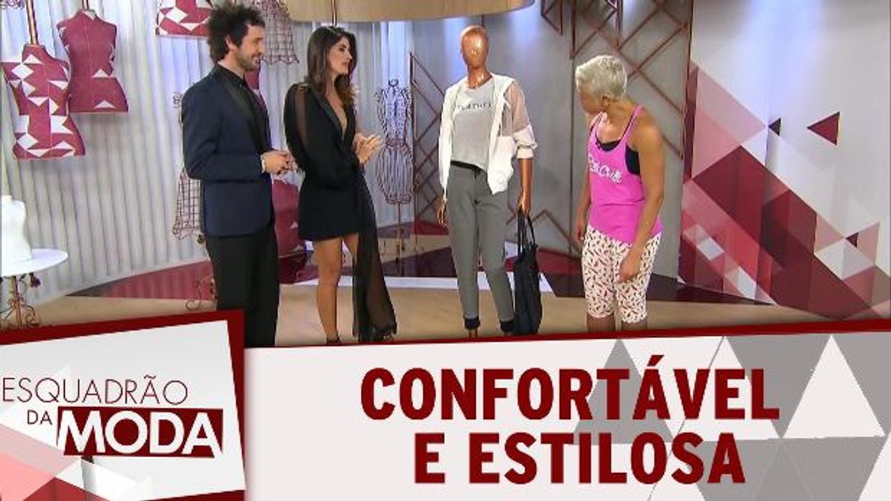 Confortável e estilosa