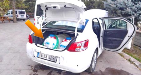 Ankara'da Polisleri Bile Şaşırtan Düzenekle Akaryakıt Hırsızlığı