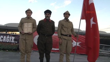 Beşiktaş'taki Şehitler Tepesi'nde Anma