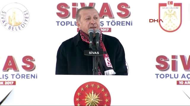 Sivas Cumhurbaşkanı Erdoğan Sivas Toplu Açılış Töreninde Konuştu