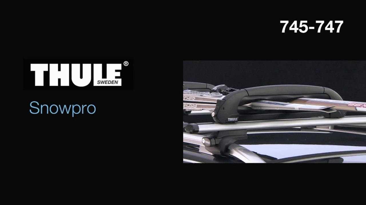 Thule 745-747 Snowpro - видео установки