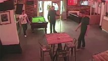 Stoke City Hooligans Brawl With Each Other Using Bar Stools and Pool Cues