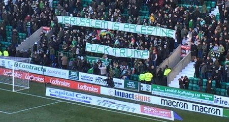 İskoçya Ekibi Celtic'te Taraftarlar, "Kudüs Filistin'dir" Pankartı Açtı