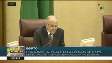 Liga Árabe analiza situación de la región tras declaraciones de Trump
