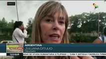 Activistas argentinas marchan en Jujuy en defensa de los DDHH