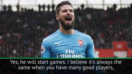 Télécharger la video: 'Why should we lose an important player?' - Wenger responds to Giroud transfer speculation