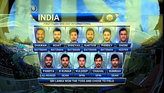India vs Srilanka 1st ODI Full Highlights HD 2017