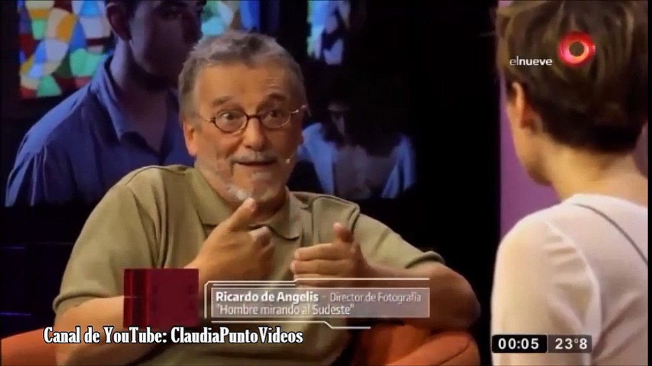"Como nunca lo viste" Entrevista a Ricardo de Angelis Hablando de "Hombre mirando al sudeste"