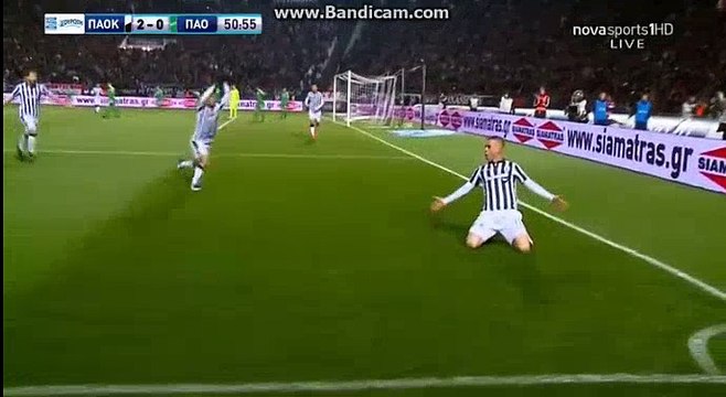 Pelkas D. Goal HD - PAOK 2-0 Panathinaikos 10.12.2017