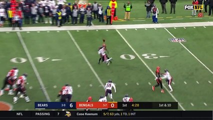 Deflected pass lands perfectly in A.J. Green's hands for a 14-yard gain