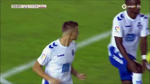 1-0 Samuele Longo Goal Spain Segunda Division - 10.12.2017 CD Tenerife 1-0 CF Reus Deportiu