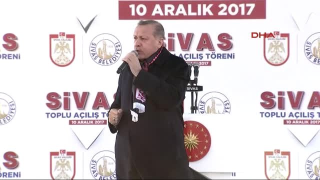 Sivas Cumhurbaşkanı Erdoğan Sivas Toplu Açılış Töreninde Konuştu