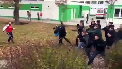 Böyle Kavga mı olur ALMAN HOLİGANLAR[ G.Fürth VS Nürnberg U19 ] 26.11.2016