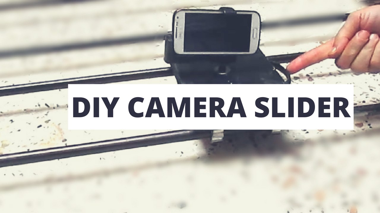 DIY  How to Make a  cheap Camera Slider
