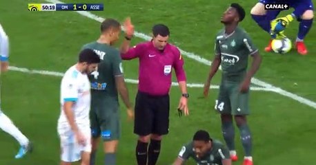 Marseille - Saint-Etienne : Carton rouge pour Pierre-Gabriel