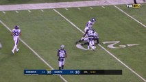 Jeff Heath lets fans beat the traffic on Eli's second INT